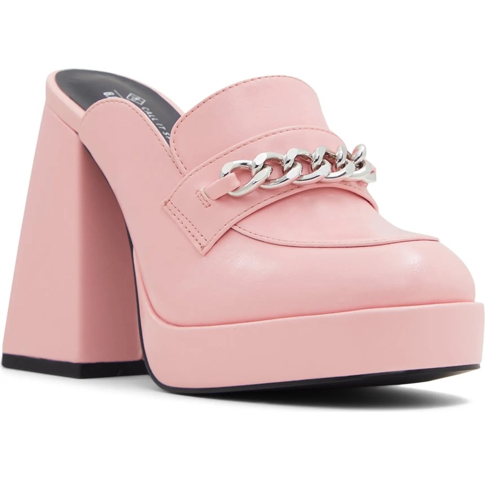 NWT Call It Spring Pink Cassia Chain Pump Size 8.5